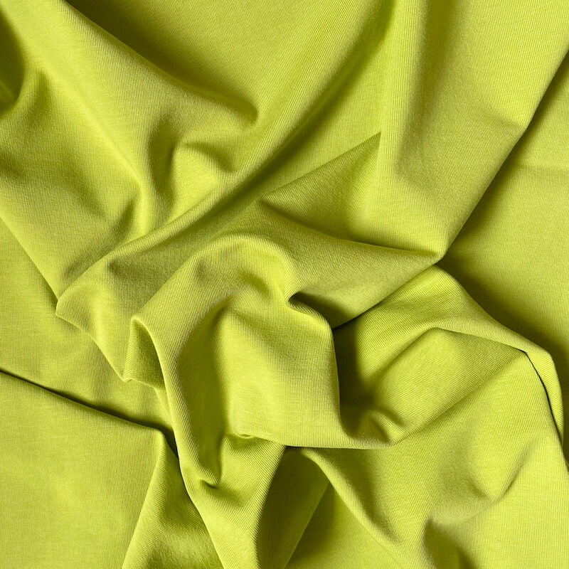 Cotton Spandex Jersey - Chartreuse | 1st For Fabric