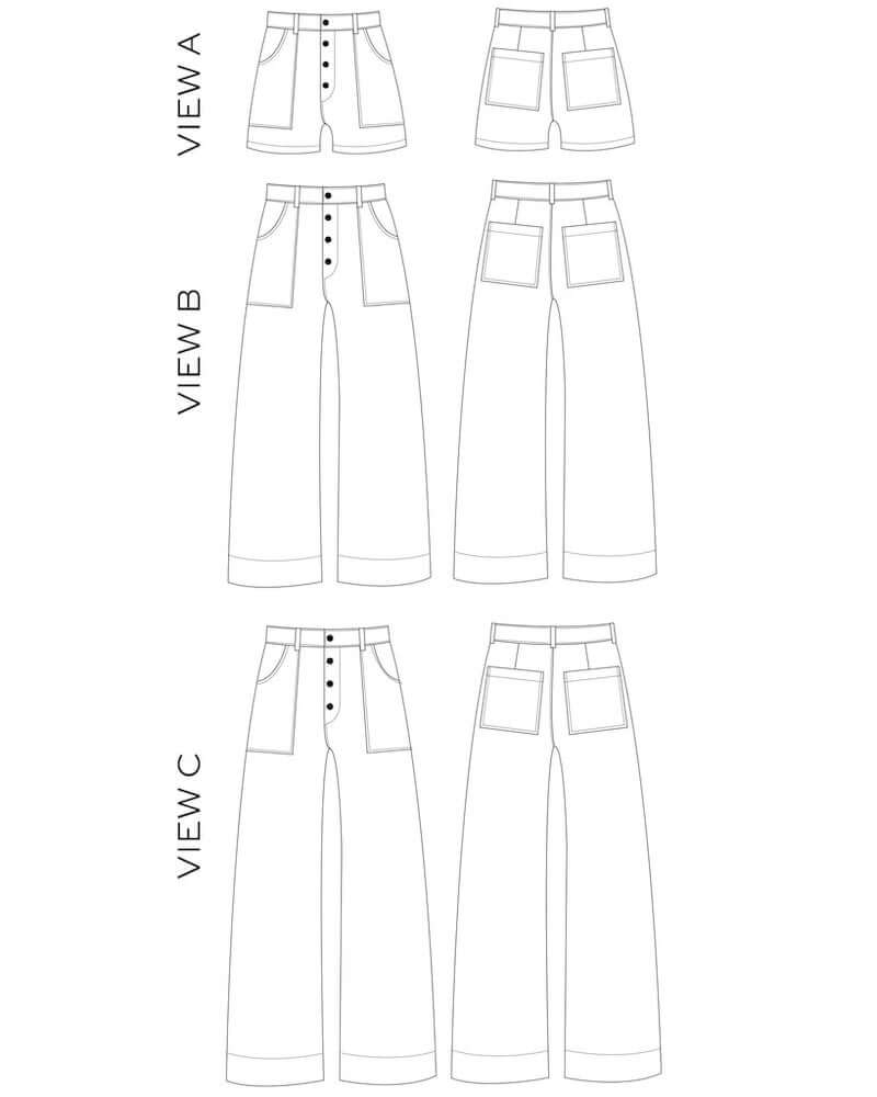 True Bias – Lander Pants | 1st For Fabric