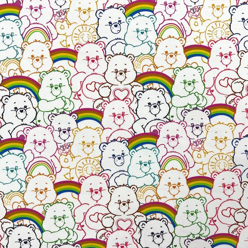 Rainbow Care Bears Cotton Lycra